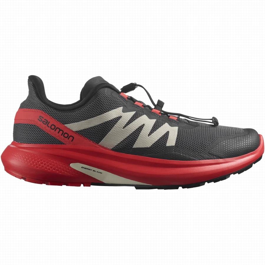 Salomon Hypulse Trailschoenen Heren Zwart/Rood (CUJ8859MC)